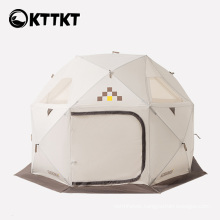 6.4kg white Camping trekking family tent